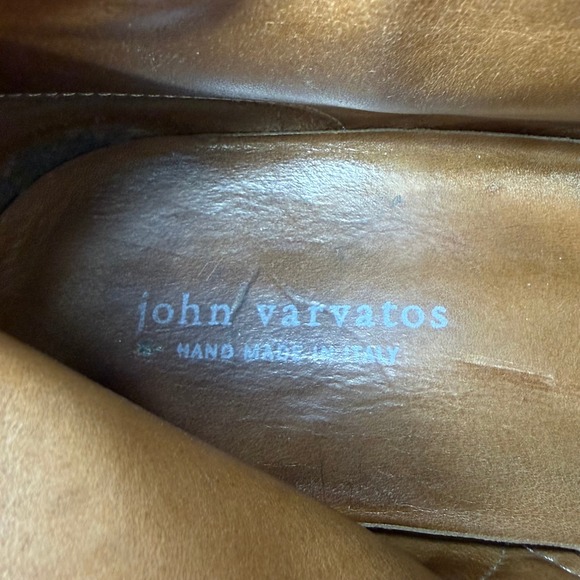 John Varvatos Mens Black Leather‎ Side Zip Ankle Boots 1438 Made in Italy 10.5 main image 6